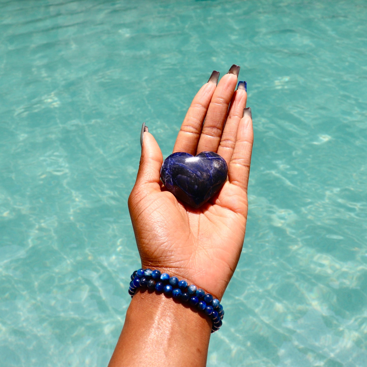 Sodalite Hearts