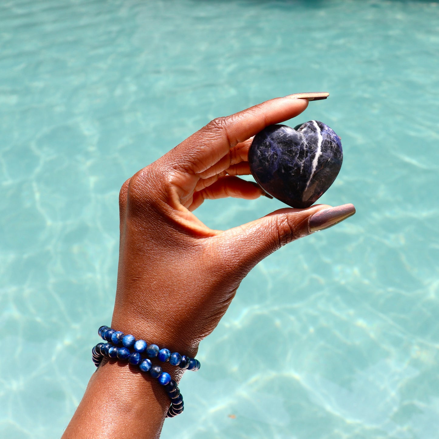 Sodalite Hearts