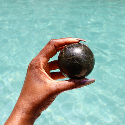 Labradorite sphere