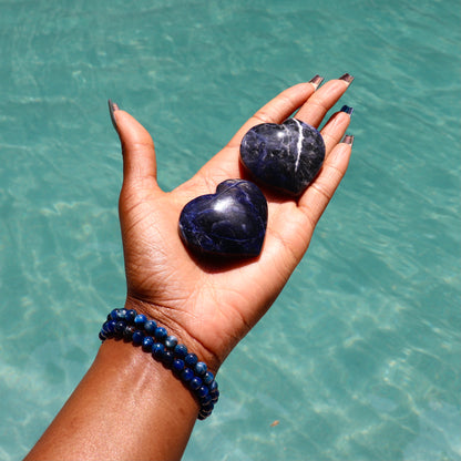 Sodalite Hearts