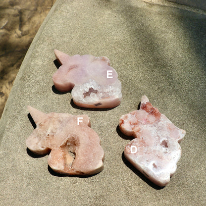 Pink Amethyst Unicorns (Rare)