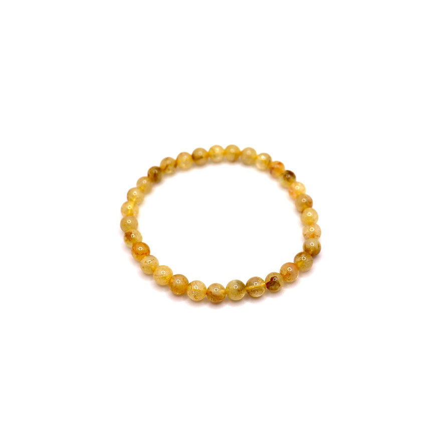 6 mm 7 mm citrine bracelet