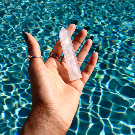 Clear Quartz Tower | Clear Quartz Standing Point (3.75")