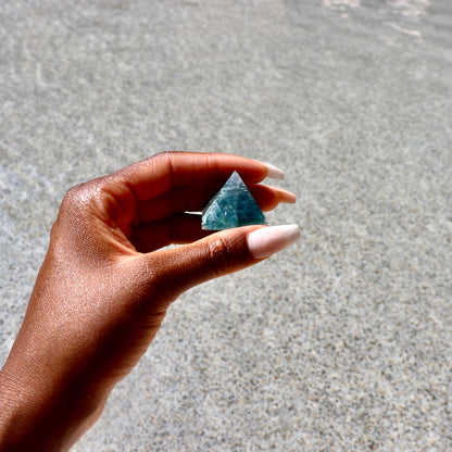 1.25" inch fluorite pyramid