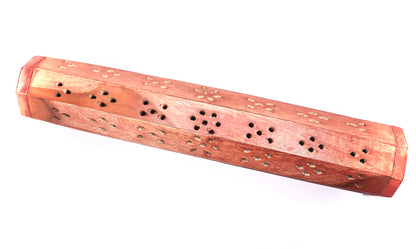 Carved Wood Incense Storage Box