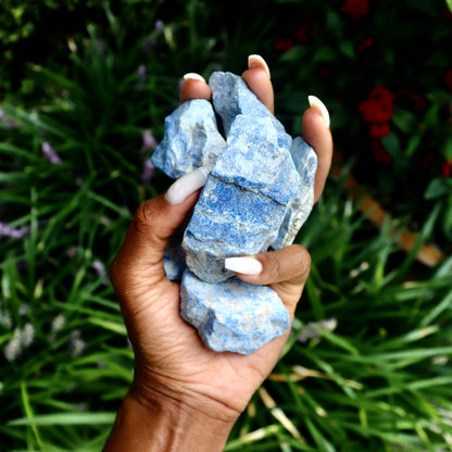 rough raw lapis lazuli chunks natural stone