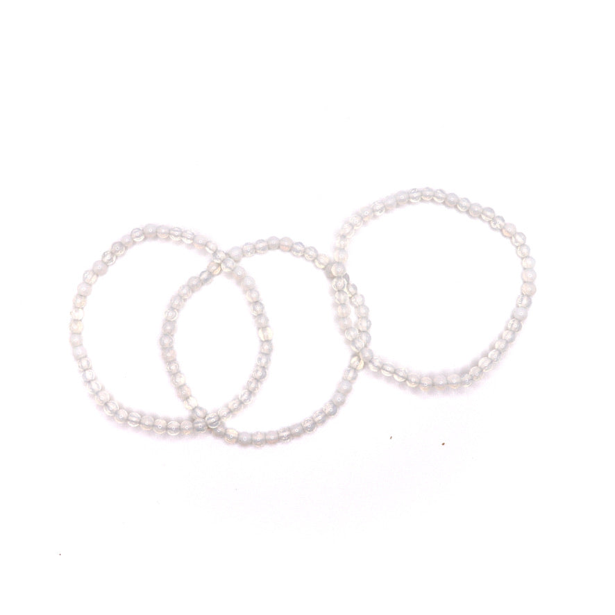 4 mm Opalite Elastic Bracelet 