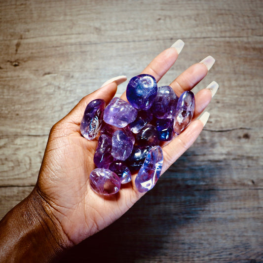 tumbled amethyst