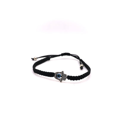 evil eye hand of fatima hand of hamsa adjustable bracelet