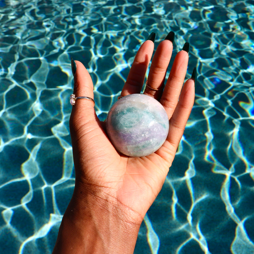 Fluorite Sphere (2.00" diameter)