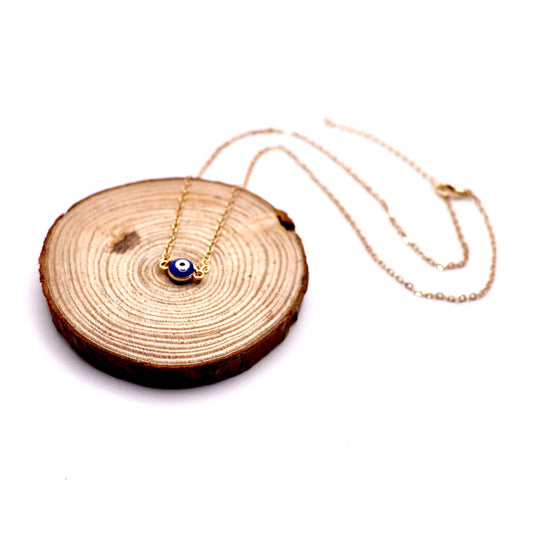 Gold Evil Eye Protection Necklace
