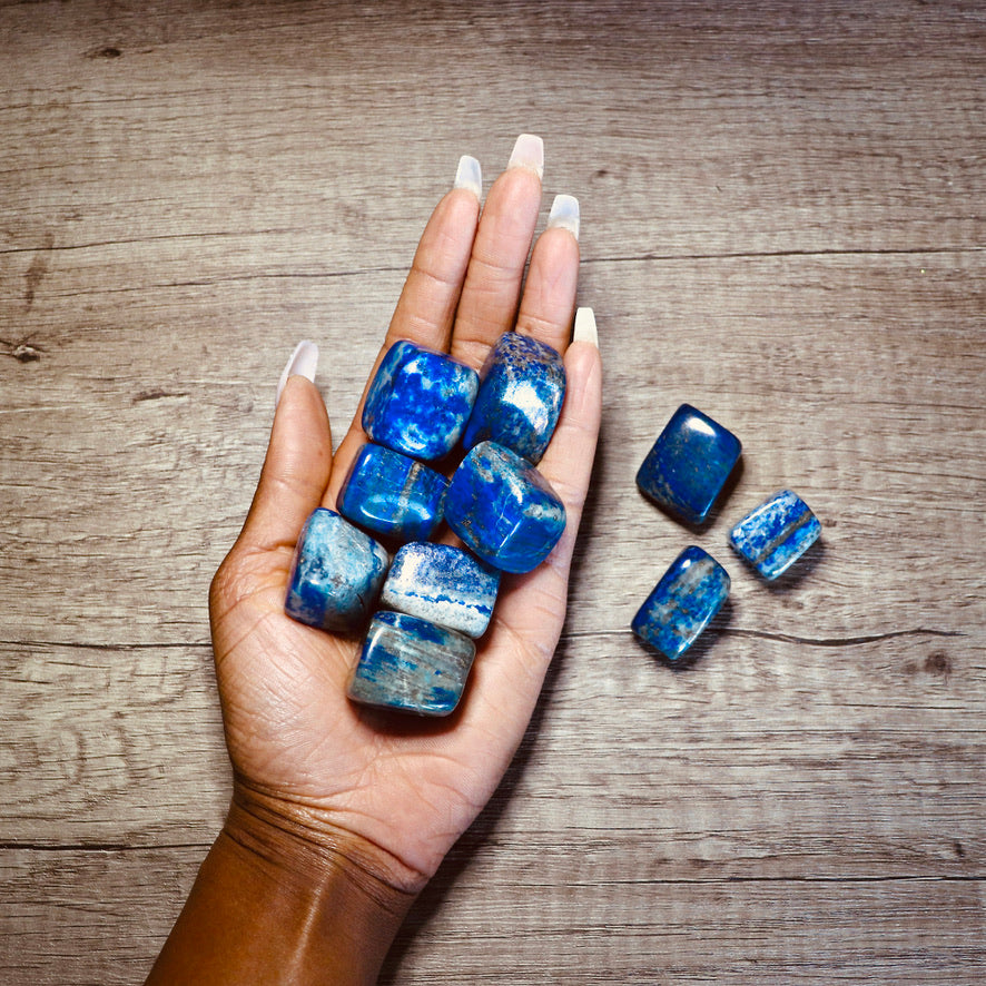 tumbled lapis lazuli
