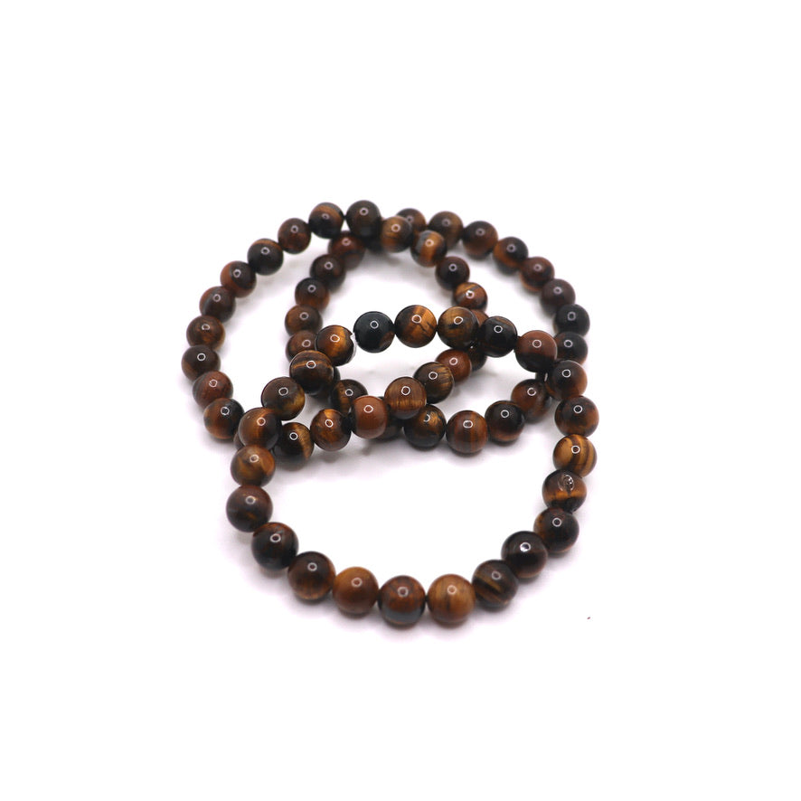 8 mm Tiger's Eye Elastic Bracelet 