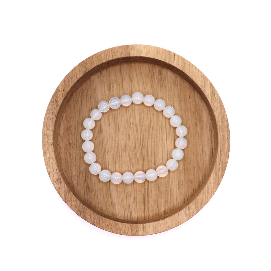 8 mm Opalite Elastic Bracelet 