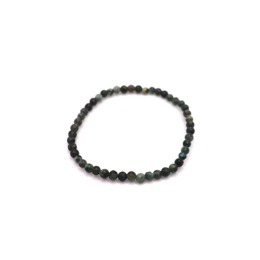 4 mm African turquoise bracelet