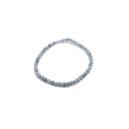 4 mm aquamarine bracelet
