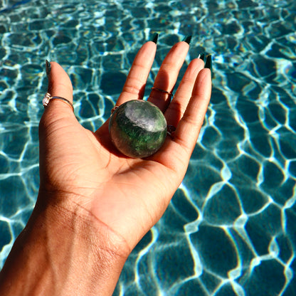 Rainbow Fluorite Sphere (1.60" diameter)